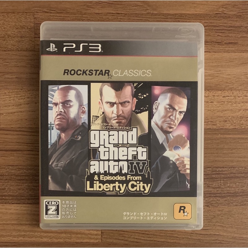 PS3 俠盜獵車手4 GTA4 自由城故事 完整版 正版遊戲片 原版光碟 日文版 純日版 日版適用 二手片 SONY