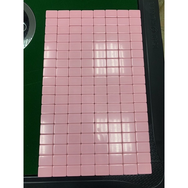 漂亮的粉紅色電動麻將桌專用牌 #正磁 9成新 無破損 無瑕疵 麻將牌 電動麻將