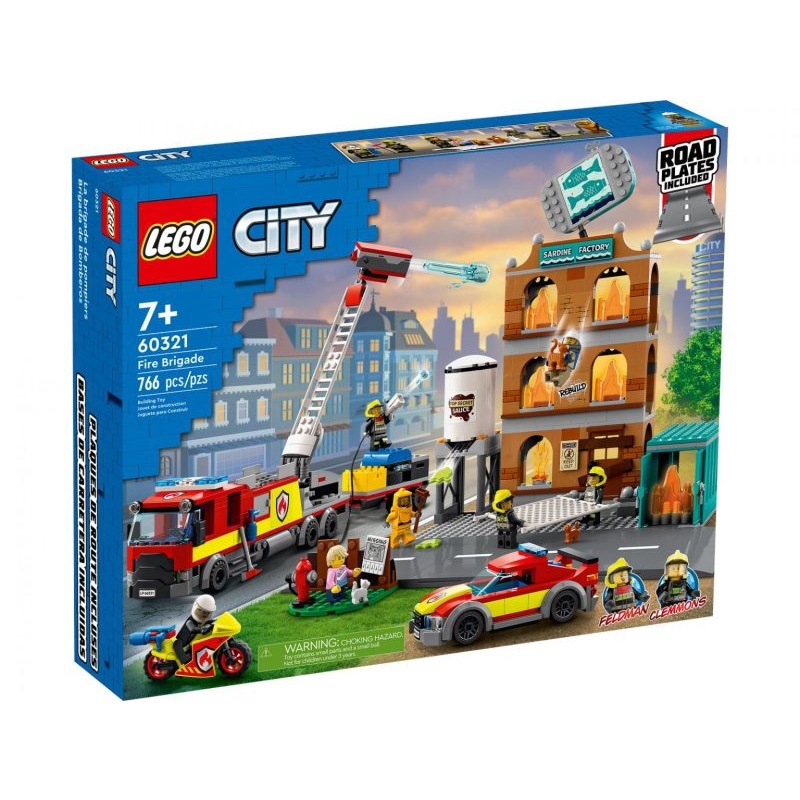 【宅媽科學玩具】LEGO 60321 消防隊