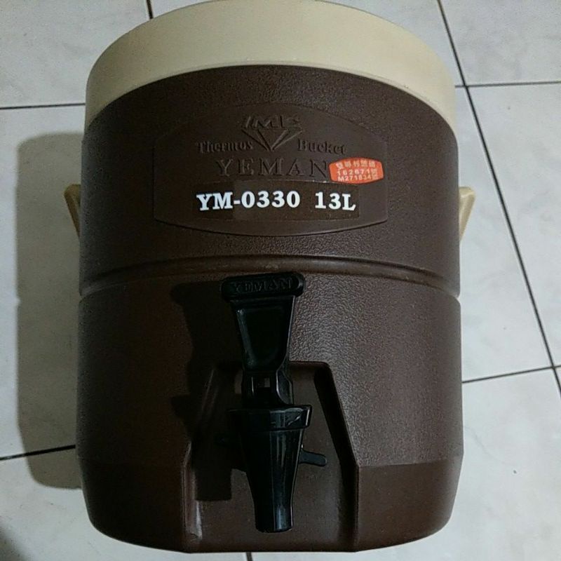 YEMAN台灣製造13L二手保溫桶