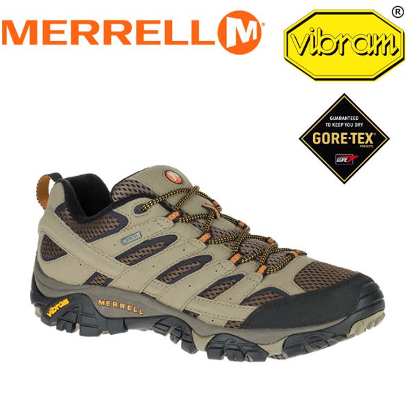 【MERRELL 美國 男款 MOAB 2 GORE-TEX《棕》】ML06035/休閒鞋/登山鞋/運動鞋/悠遊山水
