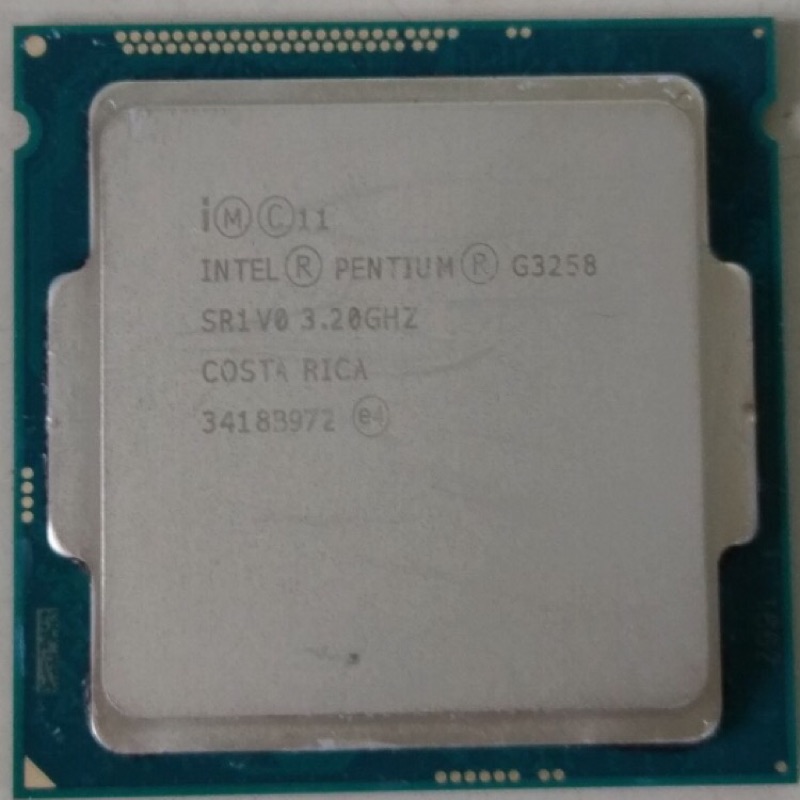 CPU Intel pentium G3258 @3.2GHz，保證良品，保固一個月，特賣1100元