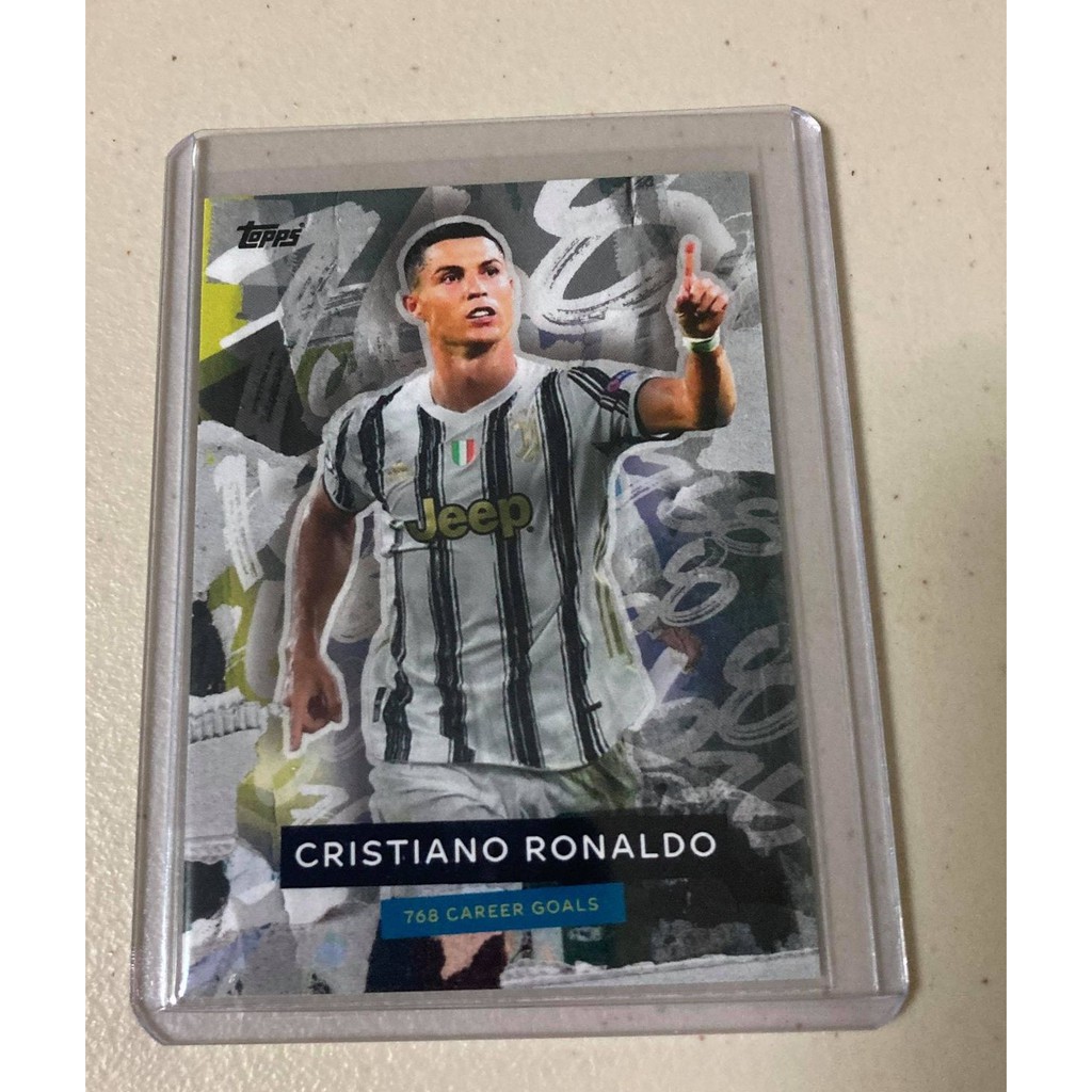 TOPPS Now Cristiano Ronaldo C羅 塗鴉風格 球員卡