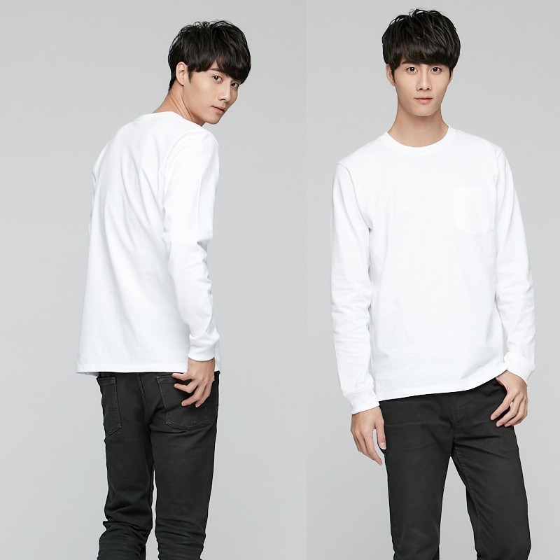 One Day 164 經典薄長素t 素長t 長t 男生長袖t恤大學t恤男生t恤t恤大學t 帥哥必備 蝦皮購物