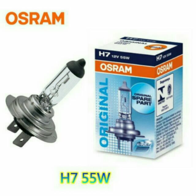 德國製 OSRAM 歐司朗 12V 55W H1/ H3/ H4/ H7/ H11 清光鹵素燈泡 光感佳