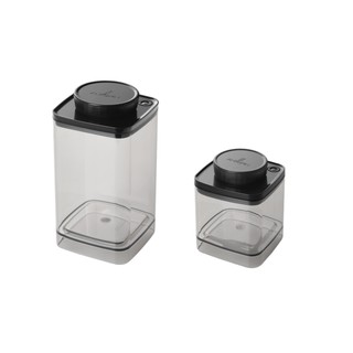 [免運優惠]ANKOMN Turn-N-Seal 真空保鮮盒0.6L+1.2L 半透明黑 組合