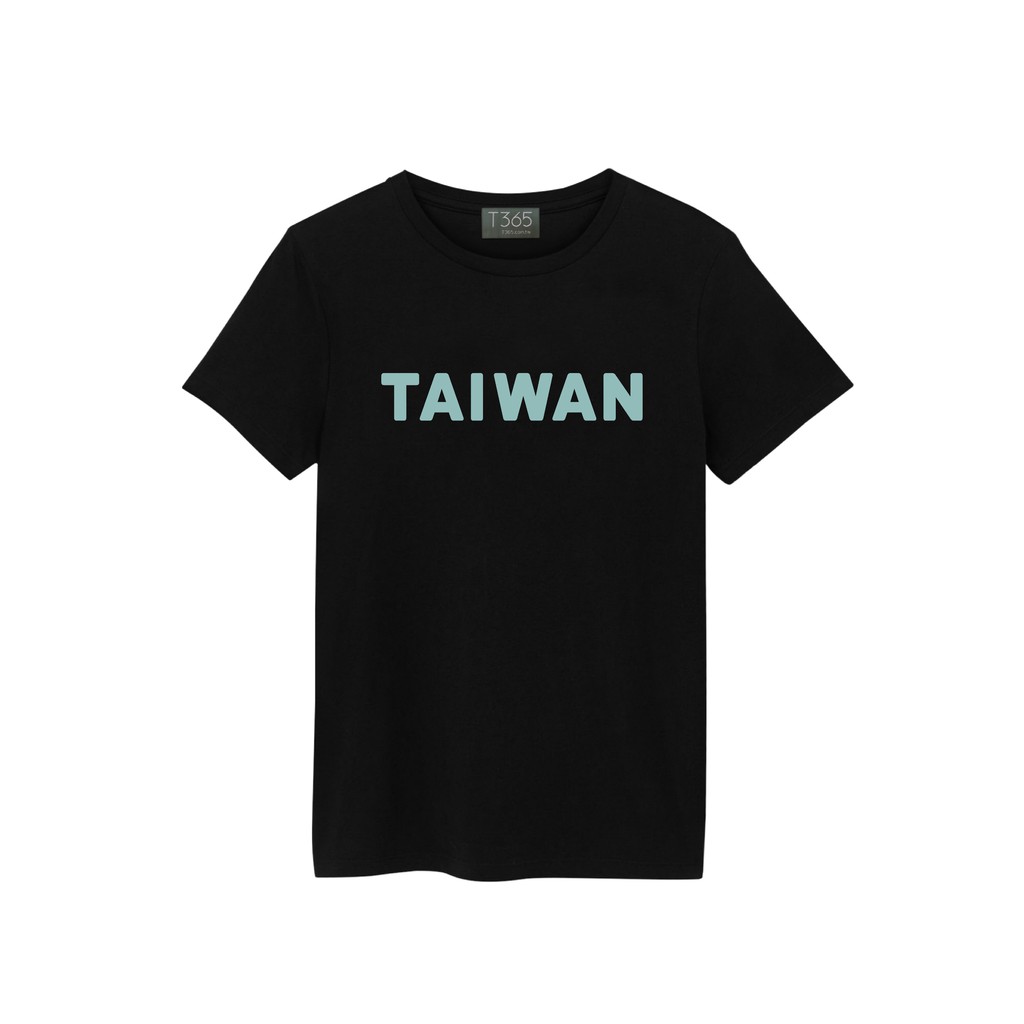 T365 TAIWAN 台灣 臺灣 愛台灣 國家 字型 大寫 麥克筆 英文 湖水綠 T恤 男女皆可穿 下單備註尺寸 短T