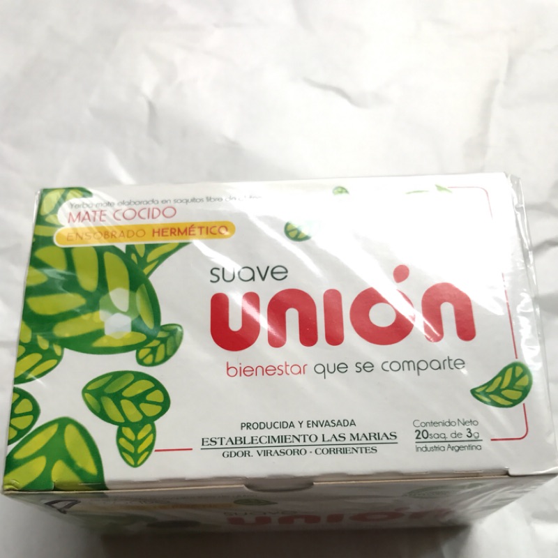 阿根廷 unión 瑪黛茶 馬黛茶 茶包裝 20bags