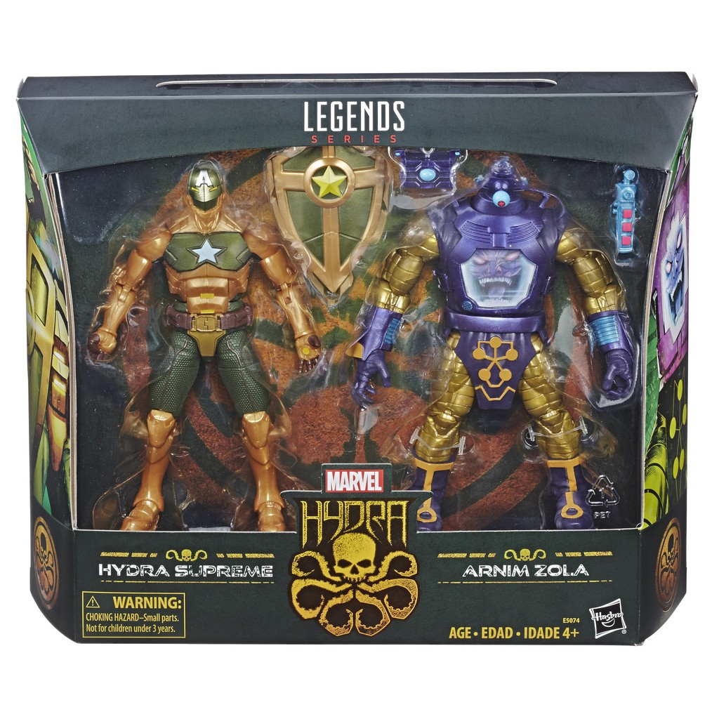 全新現貨 Marvel Legends 傳奇人物組 九頭蛇美國隊長 佐拉博士 雙人包 漫威 超取付款免訂金