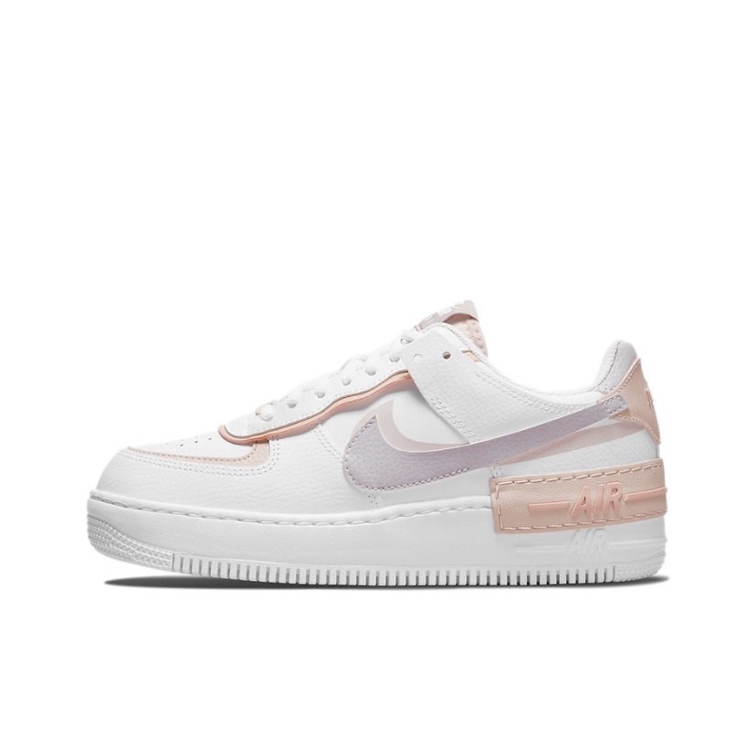 ISNEAKERS Nike Wmns Air Force 1 Shadow 白粉灰紫 馬卡龍 CI0919-113