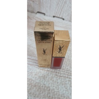 YSL 時尚印記絲絨唇露 101