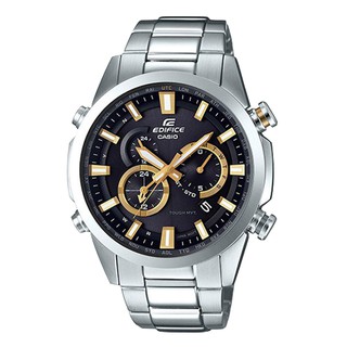 【CASIO】EDIFICE 太陽能電波 三眼不鏽鋼男錶 EQW-T640YD-1A9 台灣卡西歐公司貨