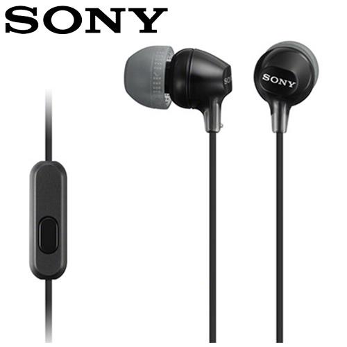 (公司貨-非平輸)SONY 索尼 EX15AP 智慧手機線控入耳式耳麥 黑