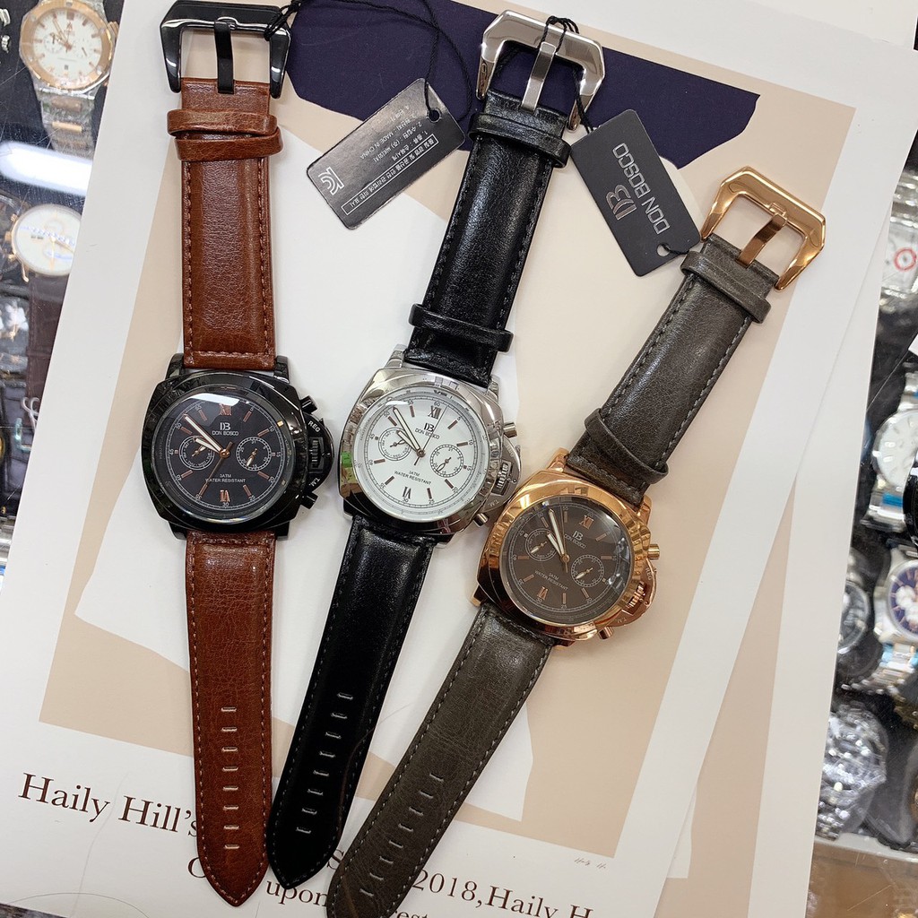 ❤聊聊開預購❤韓國品牌 DON BOSCO新品 W1904 真二眼 韓國品牌女錶 真皮手錶\可調整