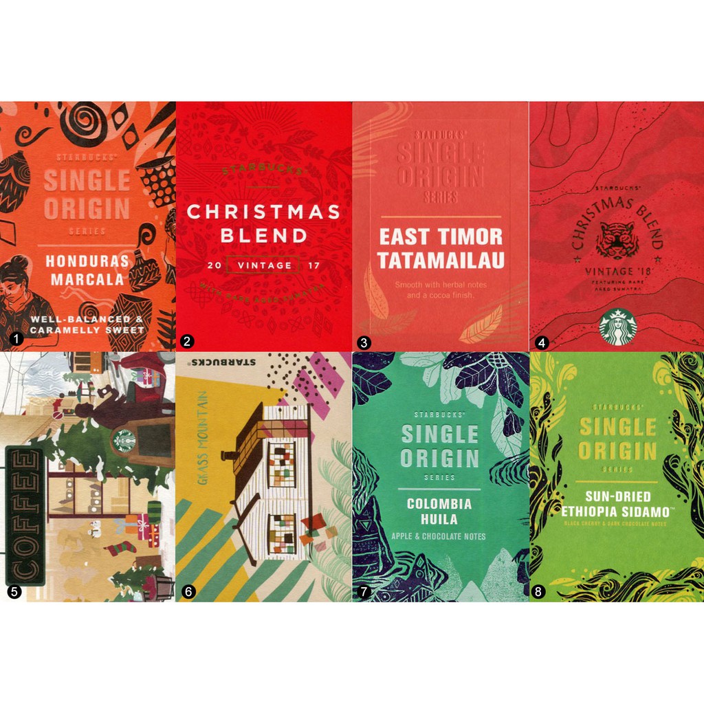 Starbucks星巴克明信片酷卡