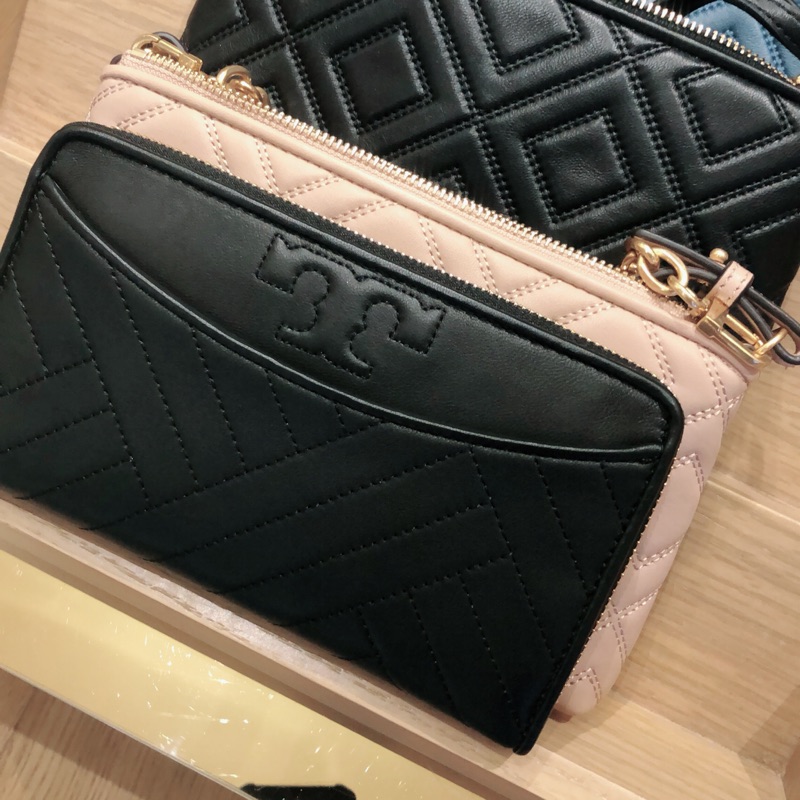 二手Tory Burch 牛皮長皮夾