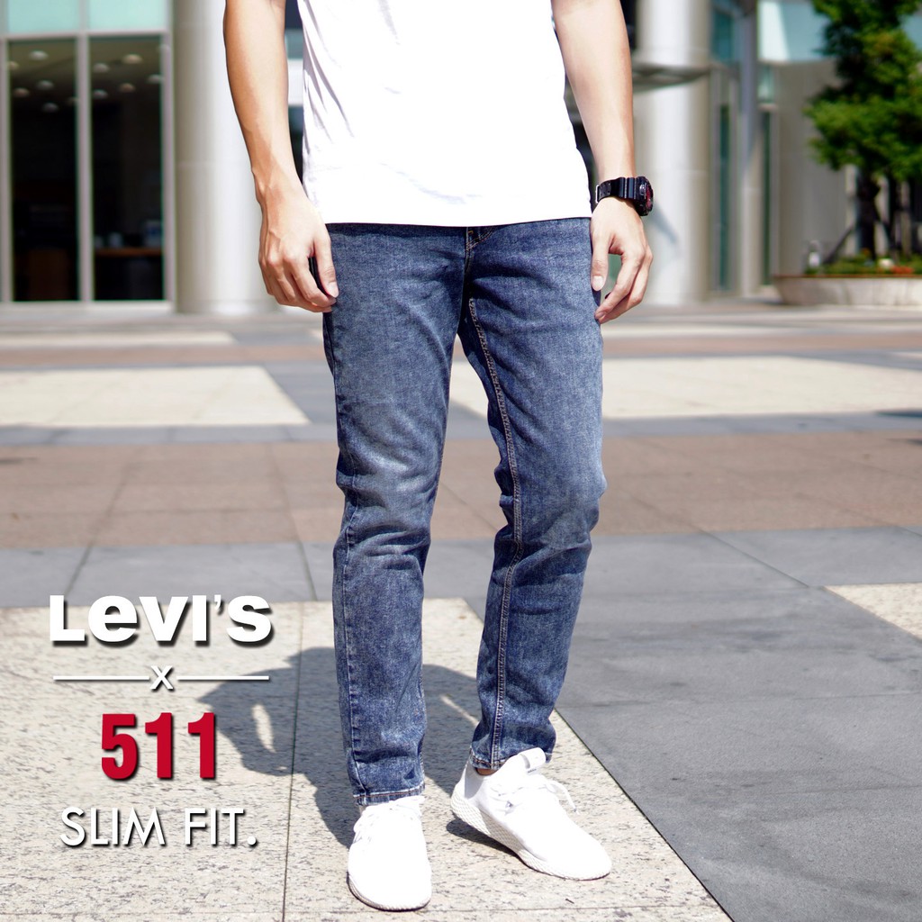 【只有29腰】美版超划算  Levis 511 水洗深藍 小窄管 slim  牛仔褲 512 510 levi's