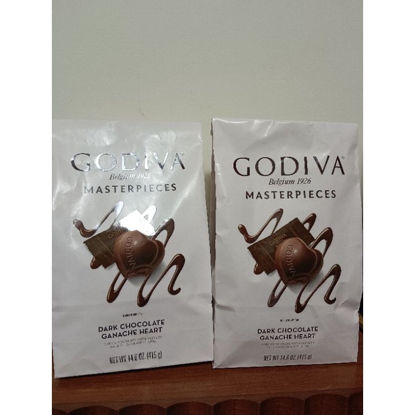 Godiva 心型黑巧克力 415公克 送禮自用皆宜  情人節最佳禮物