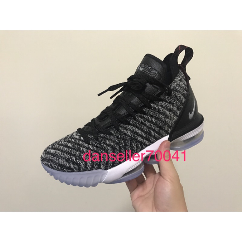 Nike Lebron 16 Oreo 白黑灰 編織 king James XVI