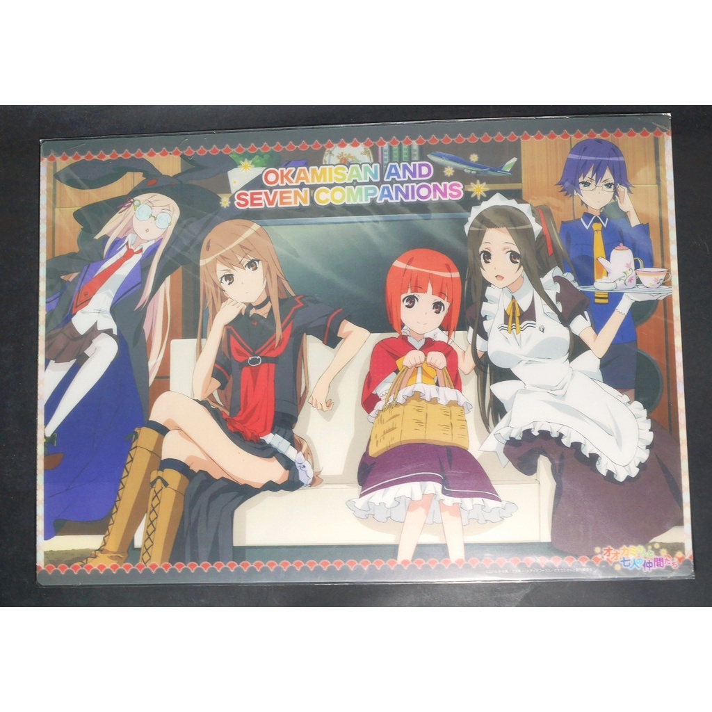 [TP小屋] (全新現貨) 大神與七位夥伴 動畫版 日版 A3尺寸 塑膠桌墊 全新未拆 野狼大神 大神涼子 赤井林檎
