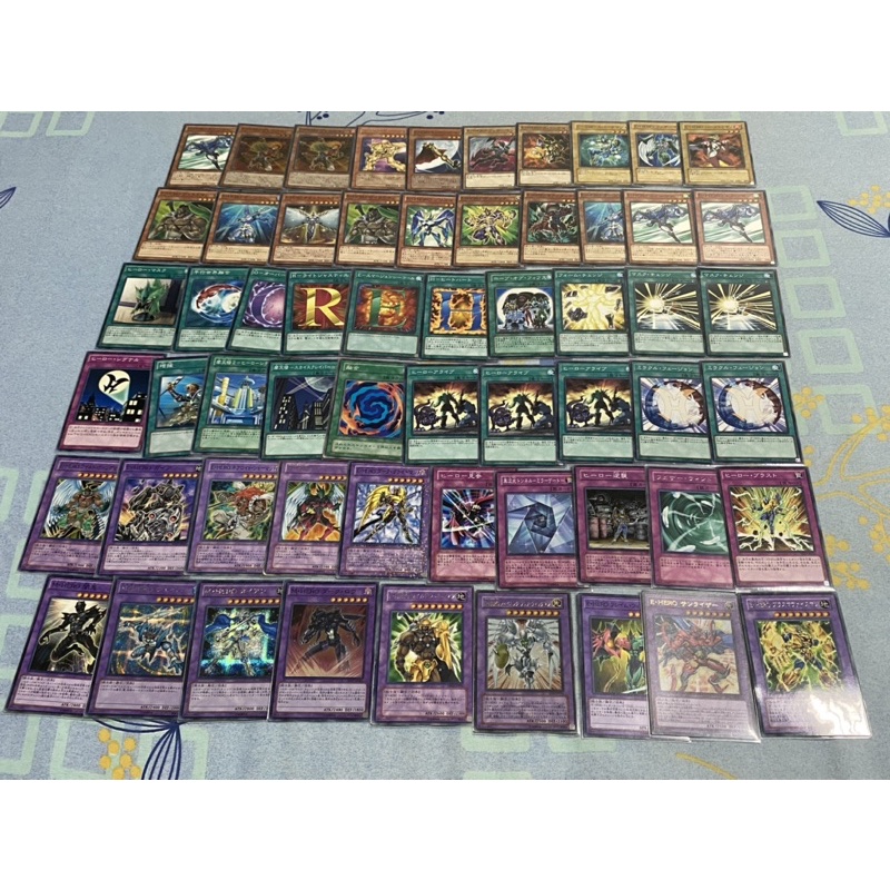 （現貨）遊戲王 E·Hero 牌組套裝B M·Hero遊城十代 元素英雄 假面英雄基本構築45+14