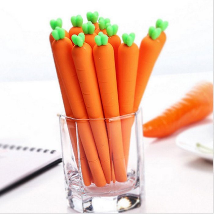 紅蘿蔔中性筆 蔬菜筆 仿真中性筆 文具 禮物 贈品 批發 0.5中性筆
