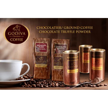 （現貨）關島代購GODIVA咖啡粉：焦糖/榛果/松露/瓜地馬拉(原味)/黑巧克力可可
