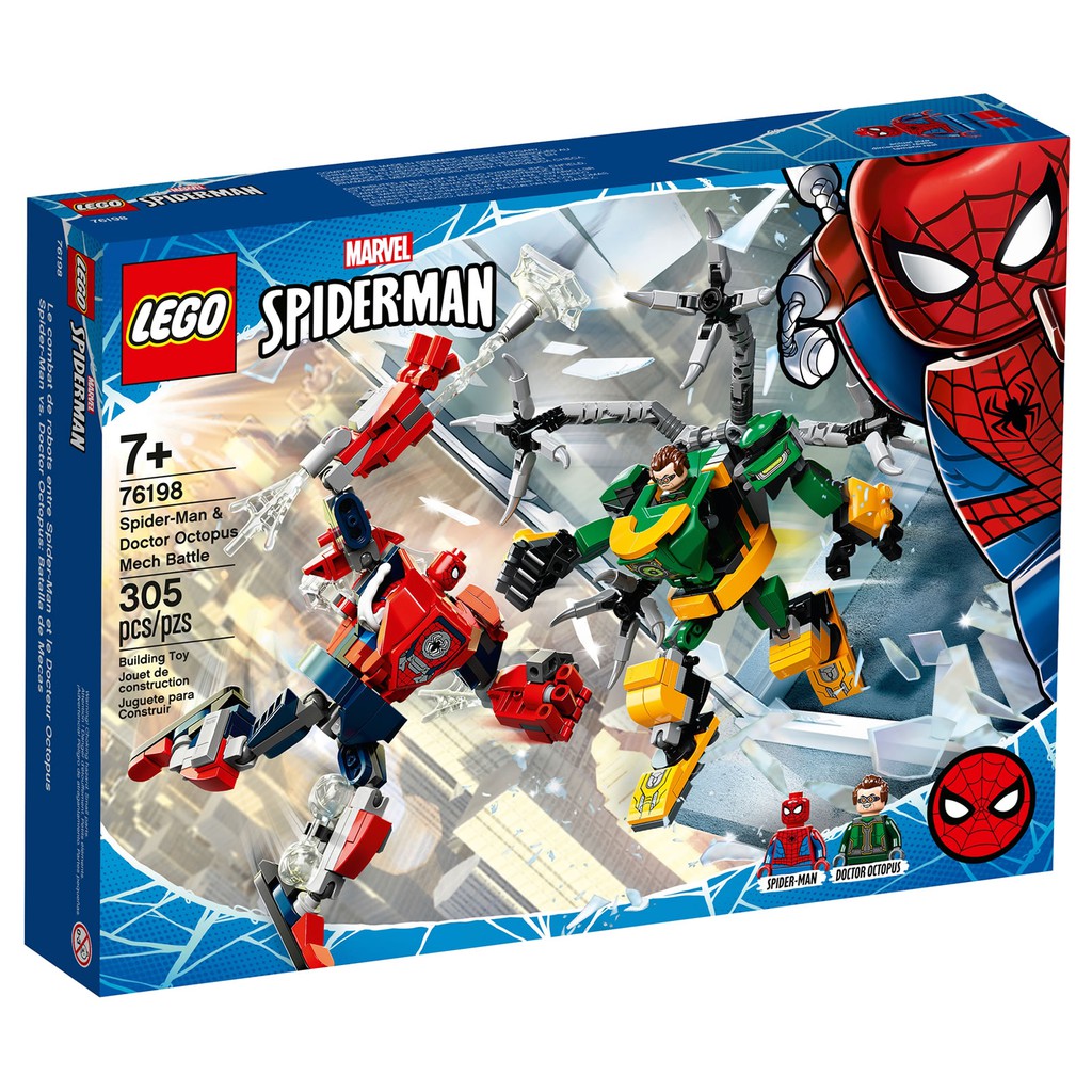 LEGO 樂高 76198 Spider-Man &amp; Doctor Octopus Mech Battle