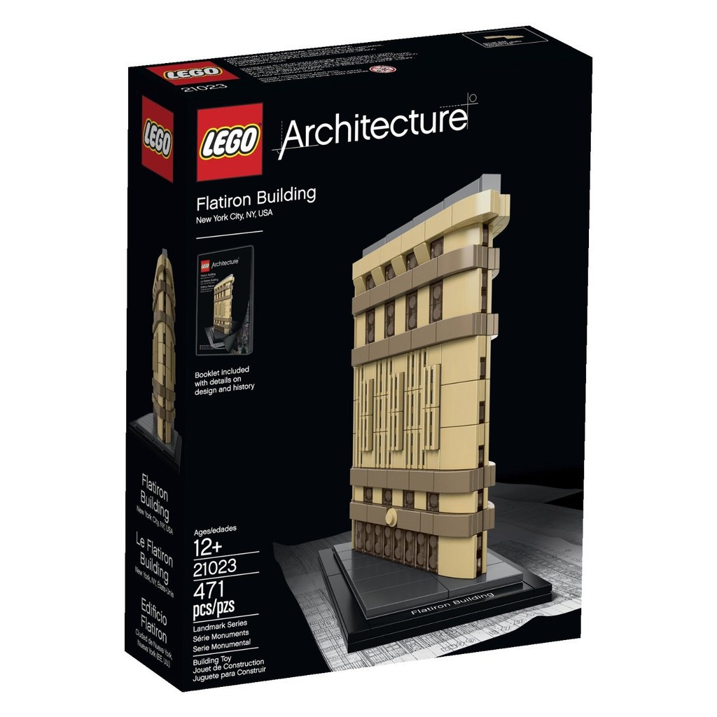［想樂］全新 樂高 Lego 21023 Architecture 建築系列 熨斗大廈