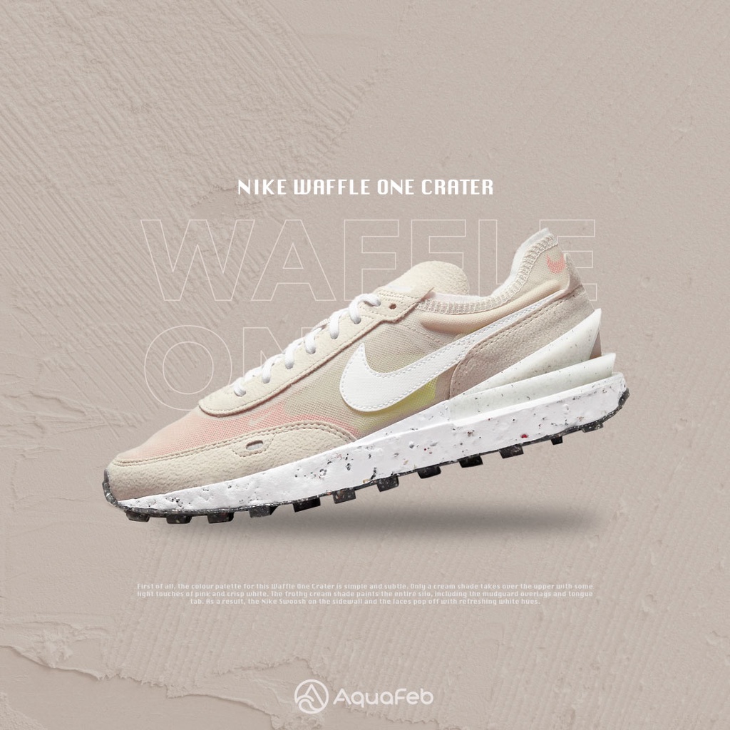 Nike Waffle One Crater SE 男女 奶茶棕 解構 輕量 休閒鞋 DJ9640200 蝦皮購物