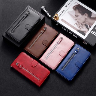 三星S24/S23/S22/S10/S20-Plus-Ultra/Note20 Ultra 時尚小牛紋拉鍊皮套