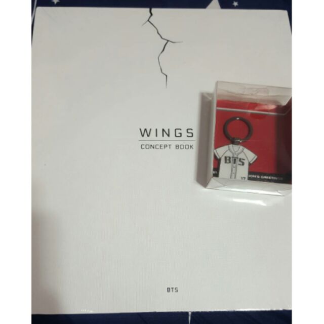 BTS 防彈少年團 全新未拆封 wings概念書 無小卡 無2017年曆鑰匙圈