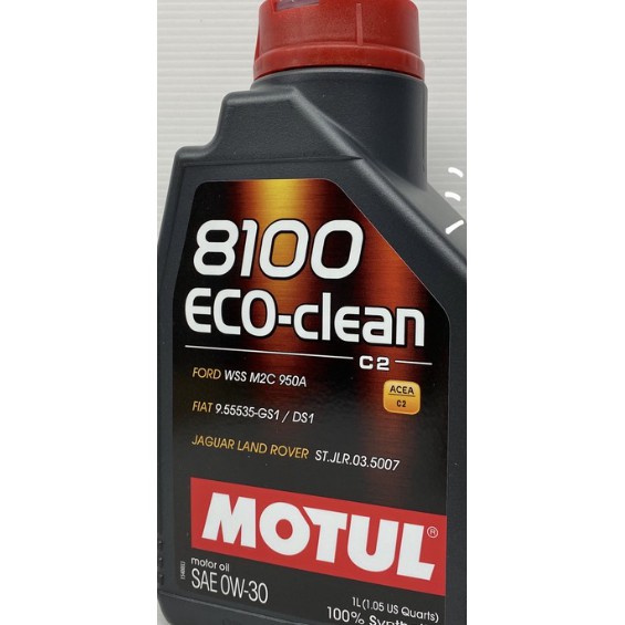 油什麼 MOTUL 魔特 8100 0W30 ECO-CLEAN 0W-30 WSS M2C950A C2 機油