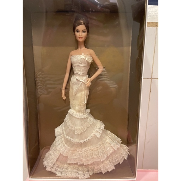 Barbie 金標 2008限量收藏型芭比 仿陶瓷 Silkstone Vera Wang Romanticist