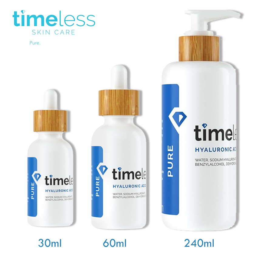 Timeless 高保濕玻尿酸精華液高保濕補水玻尿酸原液30ml 60ml 240ml 美國最新包裝 巴黎丁 蝦皮購物