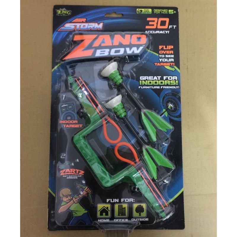 《Tomo屋》 Zing 迷你弓箭組 Zano Bow 綠色 室內對戰 迅猛弓 安全射擊弓(nerf 甜蜜復仇)