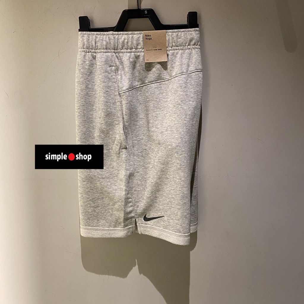 【Simple Shop】NIKE YOGA Therma-FIT 運動短褲 瑜珈短褲 灰色 男款 DM7832-050