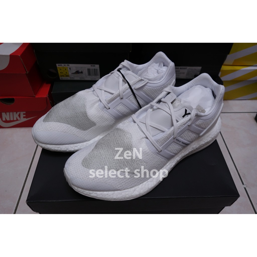 [現貨]adidas Y-3 Pure Boost ZG Knit Triple White 全白 編織 BY8955