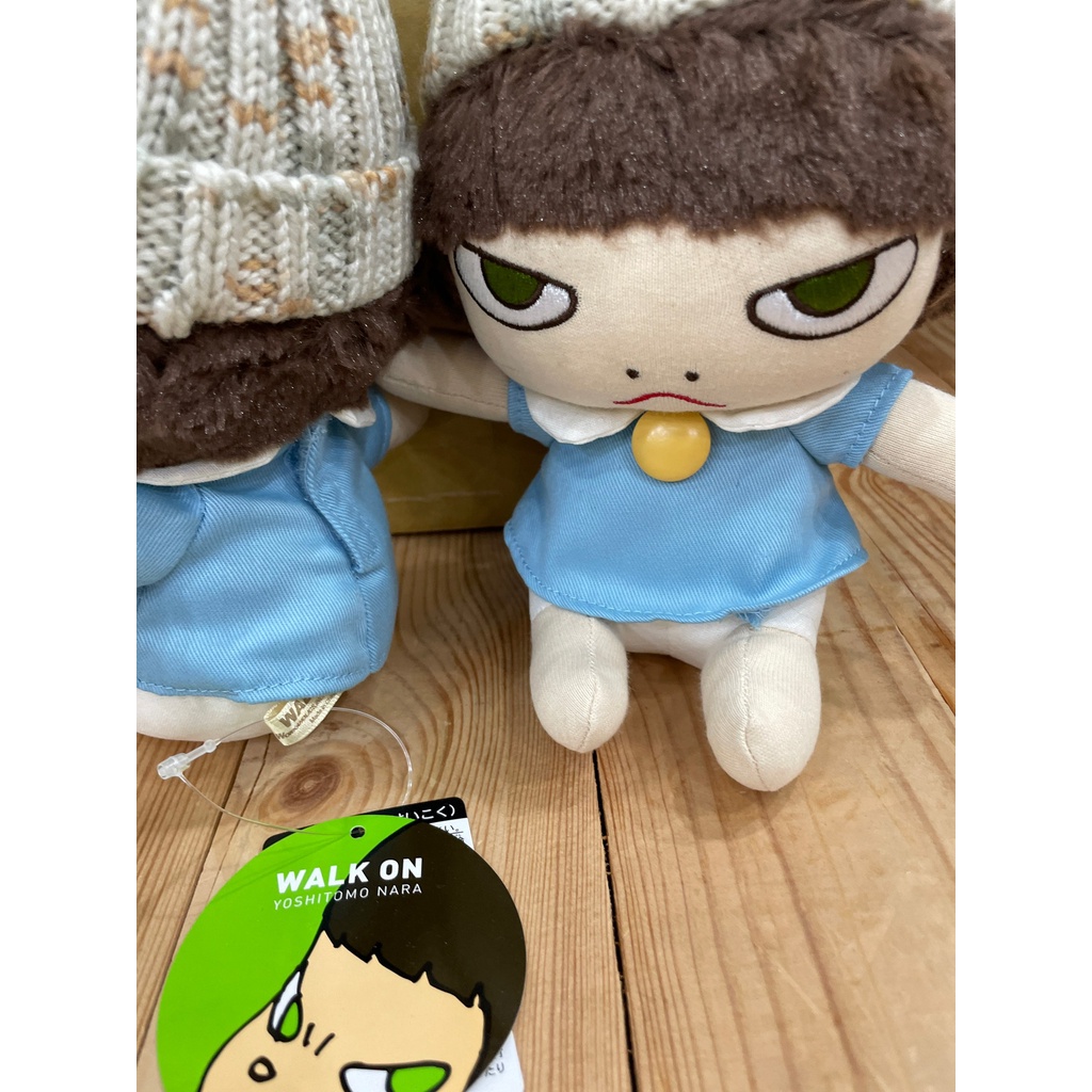[降價中]奈良美智 毛線帽娃娃 短袖上衣 T恤 TIKI TIKI BAMBooooS日本製 方框女孩 短T 皇冠狗M