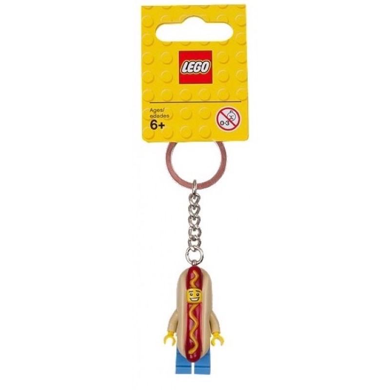 可面交 LEGO 樂高 853571 熱狗人 鑰匙圈
