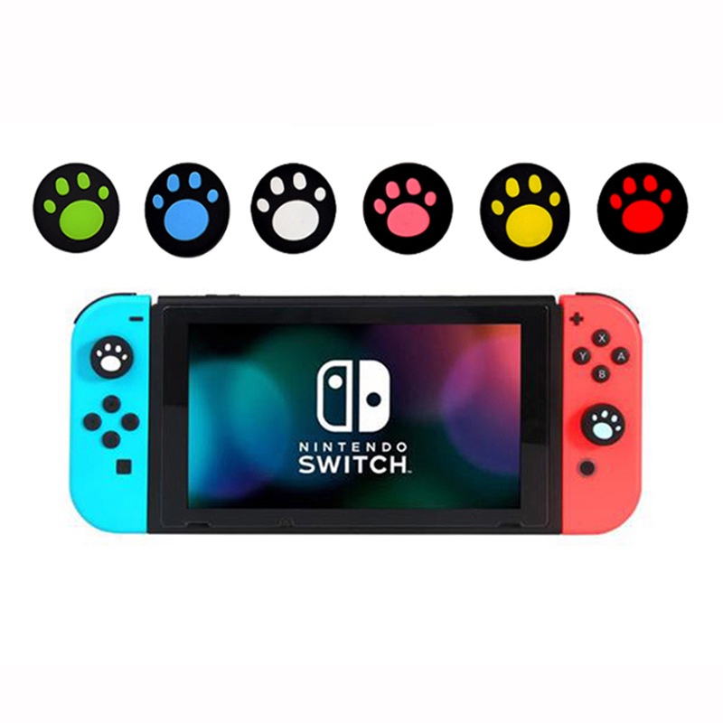 2個 搖桿保護帽 適用 任天堂 Switch /Lite 貓爪搖桿帽 按鍵帽 動森搖矽膠帽 搖桿保護套 NS搖桿套 可愛