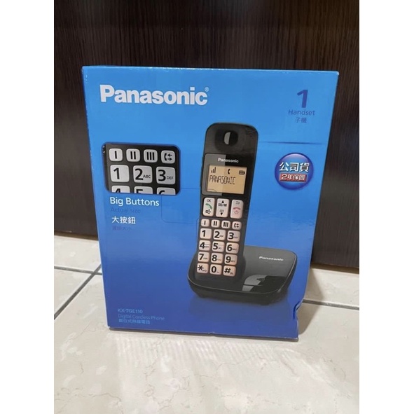 國際牌 Panasonic 數位無線電話 KX-TGE110