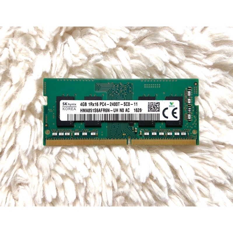 SK  hynix 海力士 DDR4 4GB PC4-2400T 1RX16 DDR4-2400 筆電用