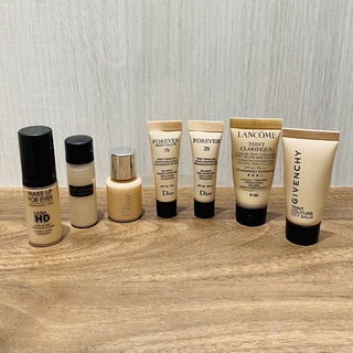 *二手*Dior / 蘭蔻 / 植村秀 / Make Up For Ever / Kryolan 粉底試用小樣