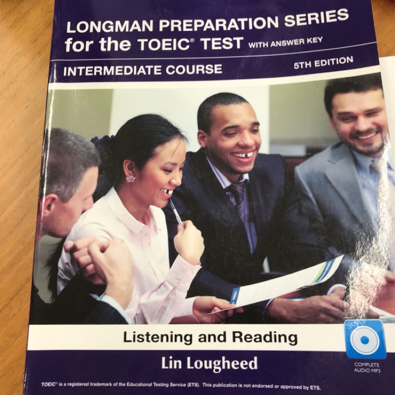 Longman Preparation Series For The Toeic Test 5th edition二手書