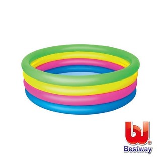 《Bestway》彩虹四環充氣泳池直徑157cm(69-13422)
