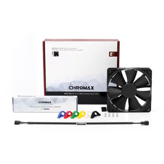 光華CUMA散熱精品*Noctua NF-F12 PWM Chromax.black.swap 12公分 多彩墊片~現貨