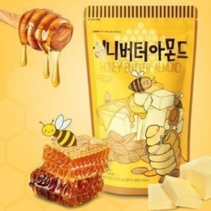 韓國代購 韓國人氣零嘴 Tom's Gilim 蜂蜜奶油杏仁果 超特價 250g 現貨