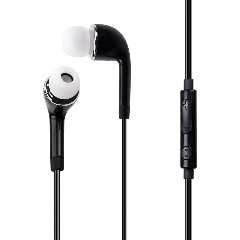 適用於s4耳機J5安卓智能通用手機有線控帶麥重低音入耳式 耳機  立體聲 3.5mm接頭 三星 OPPO 小米 有線耳機