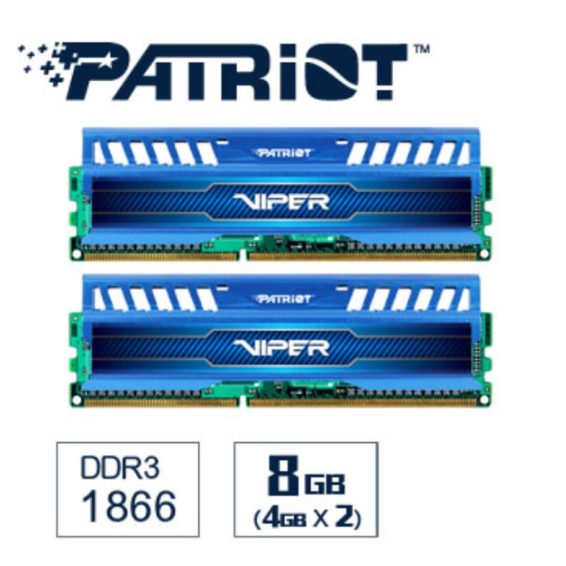 Patriot美商博帝 DDR3 1866 8GB